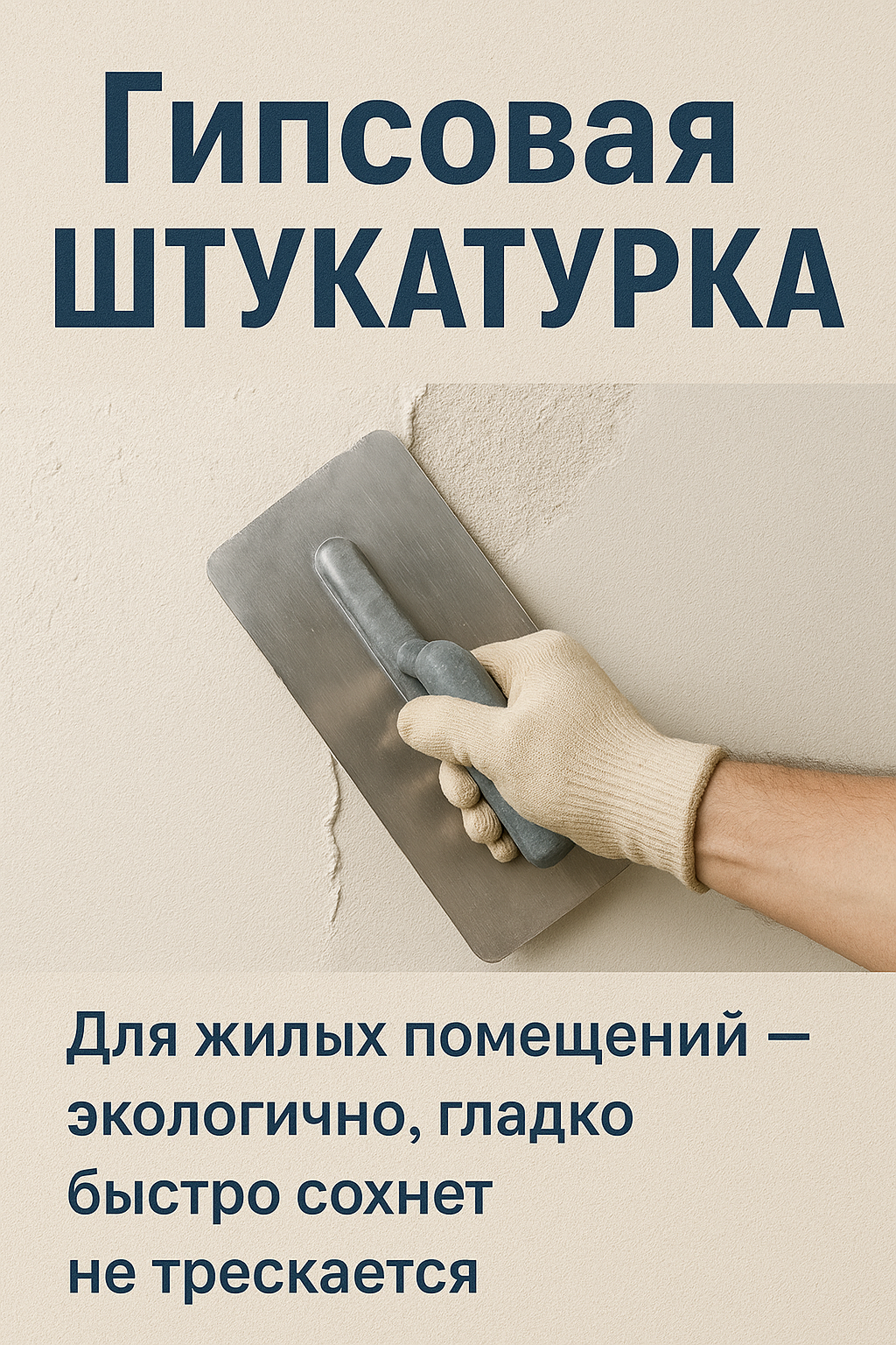 Гипсовая штукатурка стен в Новосибирске